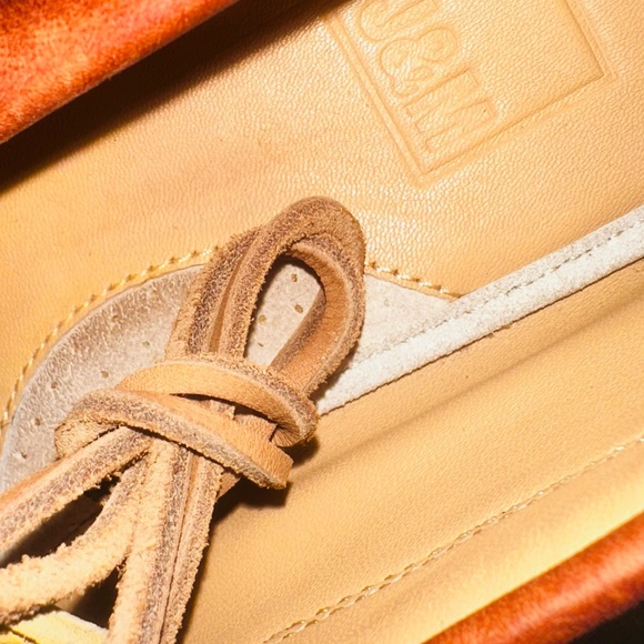 Johnston & Murphy Yellow and Brown Boat Shoes - Picture 13 of 13